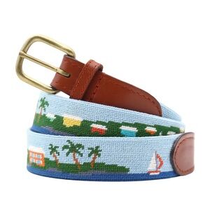 Smathers & Branson Island Time Belt Needlepoint Size 28